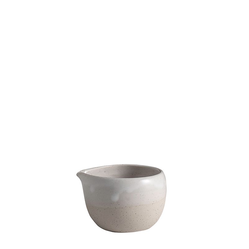 CUP MILK W/ SPOUT WHITE 60ML, GEMBROOK