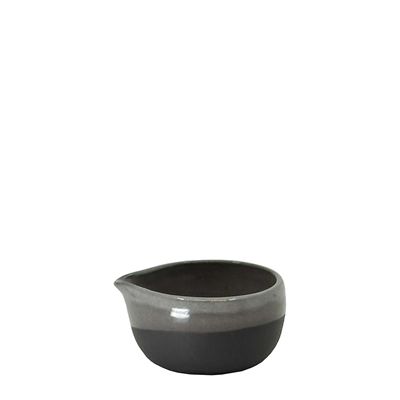 CUP MILK W/ SPOUT GREY 120ML, GEMBROOK