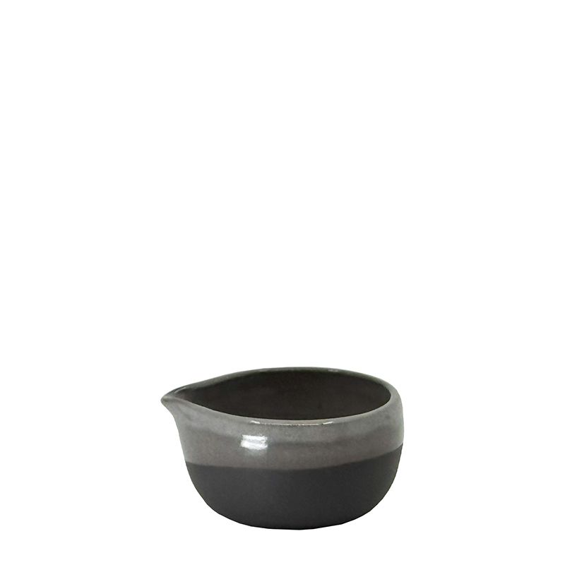 CUP MILK W/ SPOUT GREY 120ML, GEMBROOK