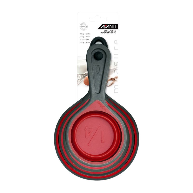 MEASURING CUP SET COLLAPSIBLE 4PC, AVANTI