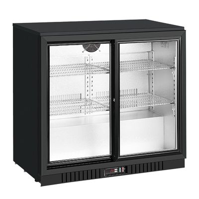 COOLER BACK BAR SLIDE 2 DOOR, ATOSA
