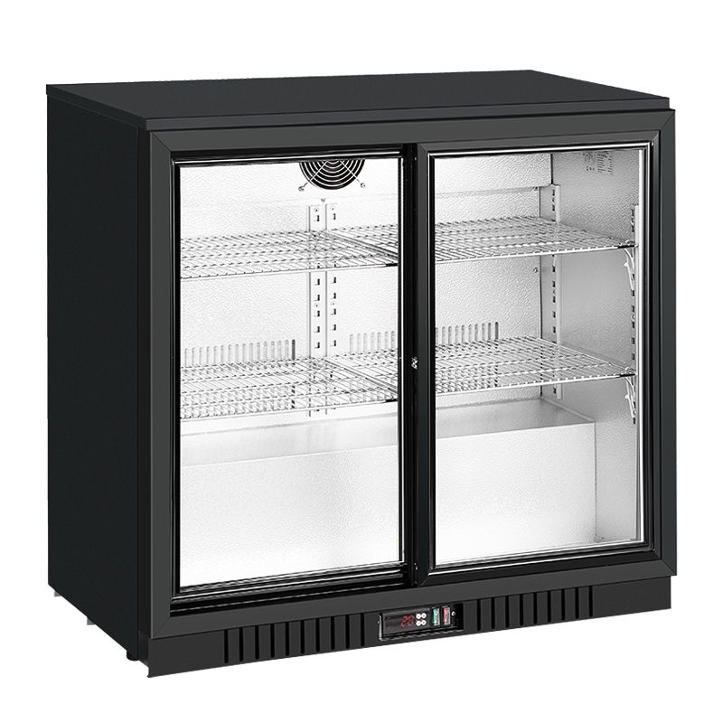 COOLER BACK BAR SLIDE 2 DOOR, ATOSA