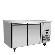 FREEZER UNDERBENCH TWO DOOR TABLE 1360MM, ATOSA