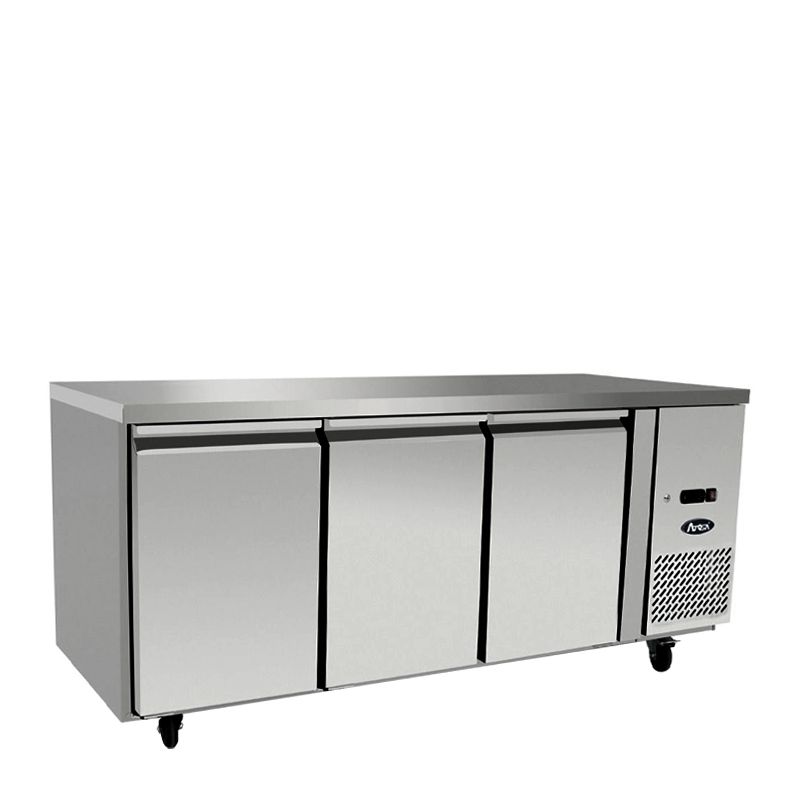 FREEZER UNDERBENCH THREE DOOR TABLE 1795MM, ATOSA