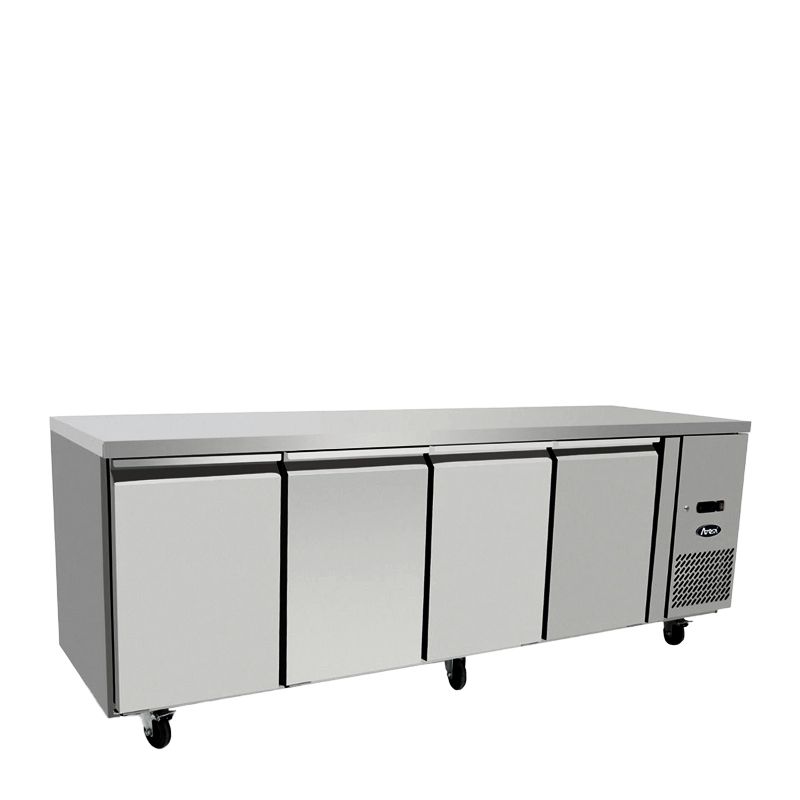 FREEZER UNDERBENCH FOUR DOOR TABLE 2230MM, ATOSA