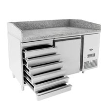 FRIDGE 1 DOOR PIZZA TABLE WITH DRAWERS 1510MM, ATOSA