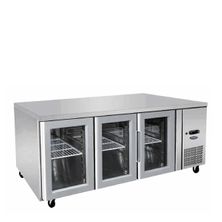 FRIDGE GLASS THREE DOOR COOLING TABLE 1795MM, ATOSA