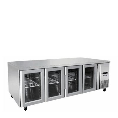 FRIDGE GLASS FOUR DOOR COOLING TABLE 2230 MM, ATOSA