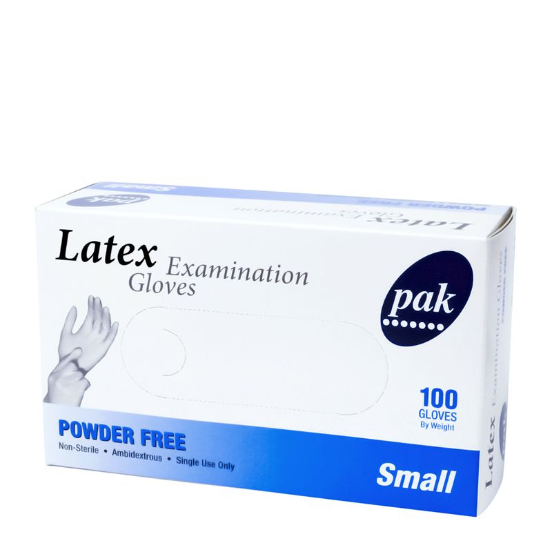 GLOVE LATEX P/FREE SMALL, 1000CTN