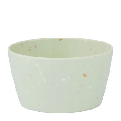 BOWL GREEN TERRAZZO MELAMINE 11X6CM