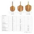 WOOD PEEL ACACIA XL 16", GOZNEY