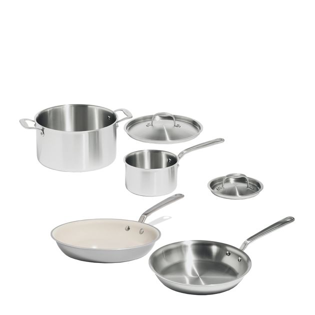 Shop COOKWARE SET 6PCE S/S W CC FRYPAN MADE IN - Chef’s Hat