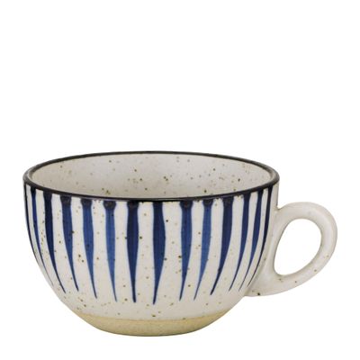 CUP LATTE BLUE FLAME 280ML, BREW