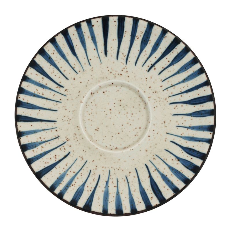 SAUCER BLUE FLAME 167MM, BREW TO SUIT BW10045