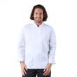 CHEF JACKET WHT ZIPPER L/SL-2XL-HARTFORD