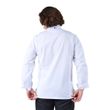 CHEF JACKET WHT ZIPPER L/SL-2XL-HARTFORD