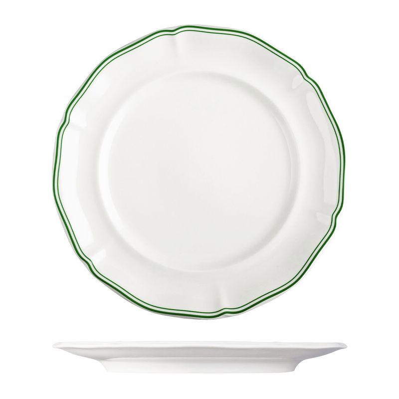 PLATE RND 230MM, LUZERNE ASTORIA EMERALD