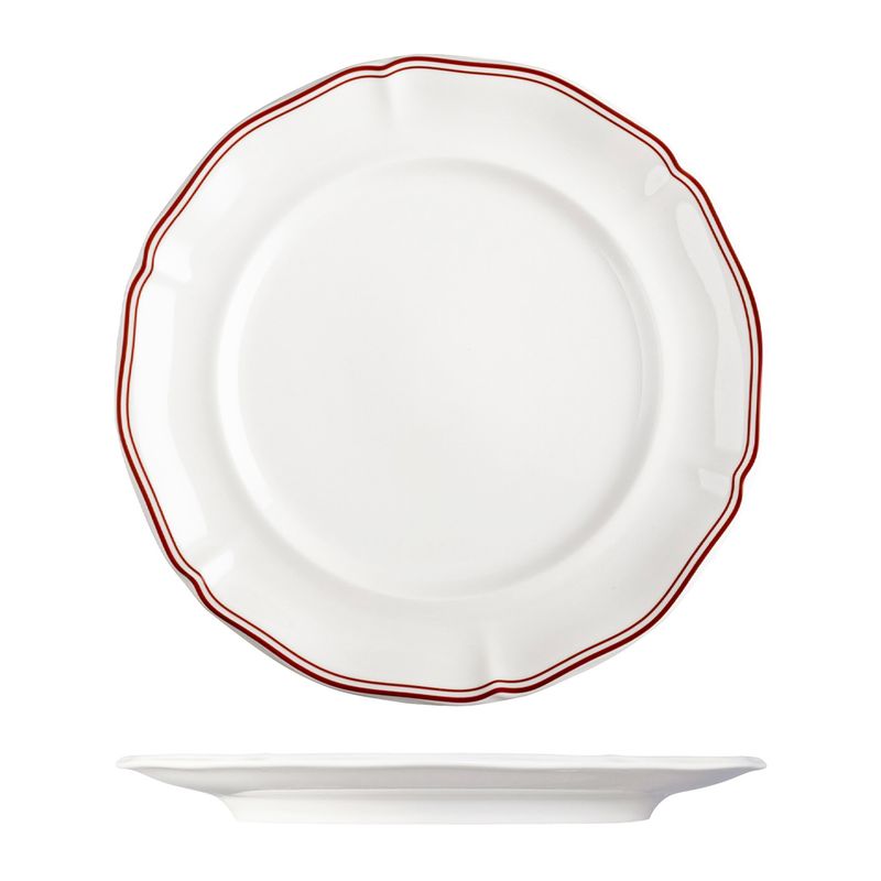 PLATE RND 230MM, LUZERNE ASTORIA ROSEWOOD