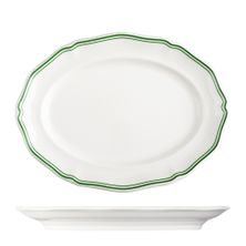PLATE OVAL 250MM, LUZERNE ASTORIA EMERALD