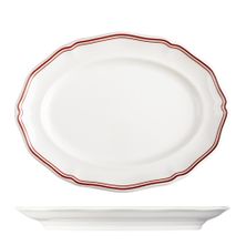 PLATE OVAL 250MM, LUZERNE ASTORIA ROSEWOOD
