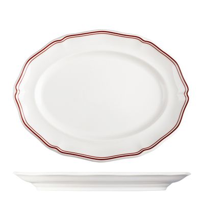 PLATE OVAL 300MM, LUZERNE ASTORIA ROSEWOOD