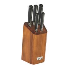 KNIFE BLOCK 6PCE DLX APEX SWISS DIAMOND