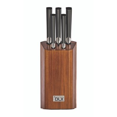 KNIFE BLOCK 6PCE DLX APEX SWISS DIAMOND