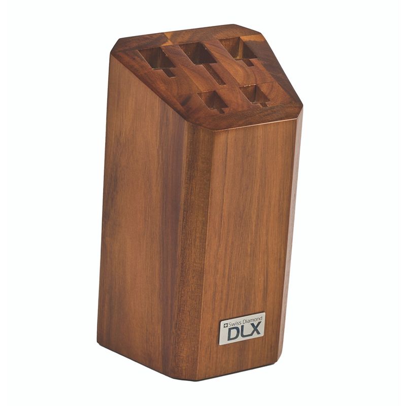 KNIFE BLOCK 6PCE DLX APEX SWISS DIAMOND