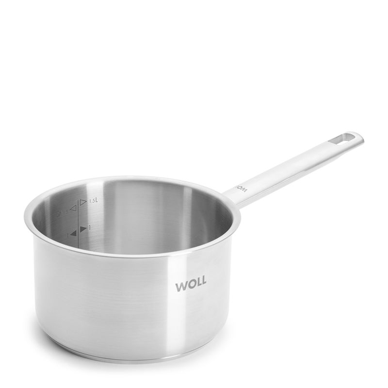SAUCEPAN W/LID 16CM/1.8LT, INDUCTION WOLL S/S