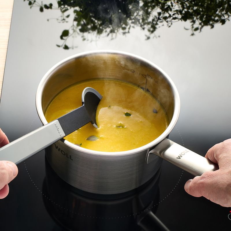 SAUCEPAN W/LID 18CM/2.6LT, INDUCTION WOLL S/S