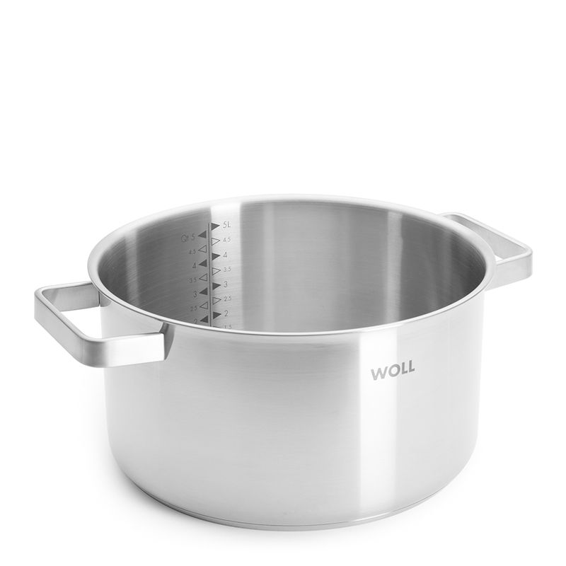 STOCKPOT 24CM/7.5LT, INDUCTION WOLL S/S