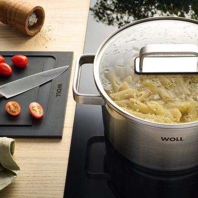 STOCKPOT 24CM/7.5LT, INDUCTION WOLL S/S