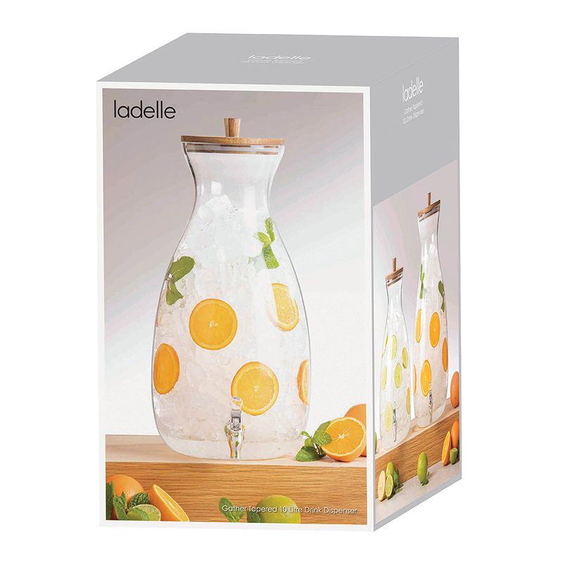 DRINK DISPENSER TAPERED 10LT, GATHER