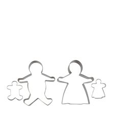 CUTTER SET GINGERBREAD FAMILY 4PC AVANTI