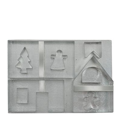 CUTTER SET GINGERBREAD HOUSE 10P, AVANTI