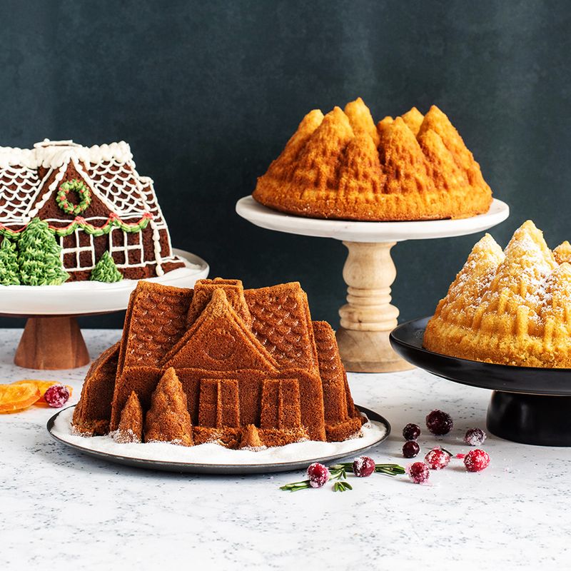 BUNDT PAN GINGERBREAD HOUSE, NORDICWARE