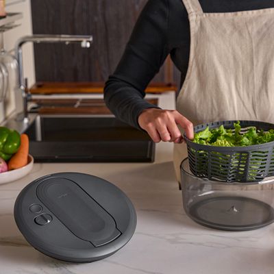 SALAD SPINNER SWIFT DRY SML BLK, ZYLISS