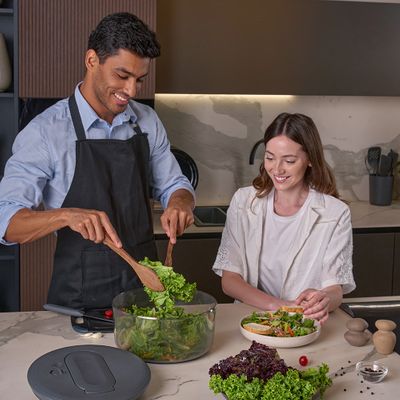 SALAD SPINNER SWIFT DRY LGE BLK, ZYLISS