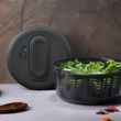 SALAD SPINNER SWIFT DRY LGE BLK, ZYLISS