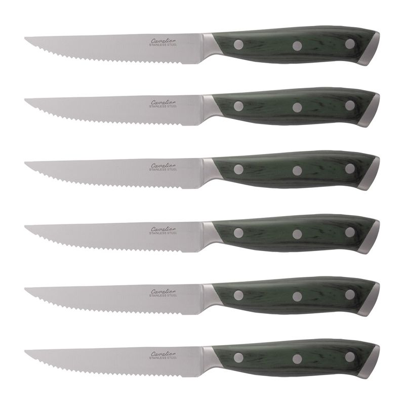 KNIFE STEAK FOREST 245MM SET-6, CAVALIER ASHFORD