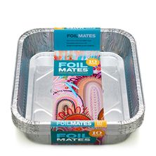 TRAY RECT 320X260X50MM 10PC, FOIL MATES