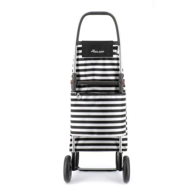 TROLLEY MARINA BK/WH 2 WHEEL, ROLSER