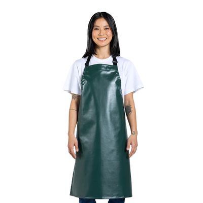 APRON BIB WATERPROOF 68 X 82CM BOTTLE GN, ZOE