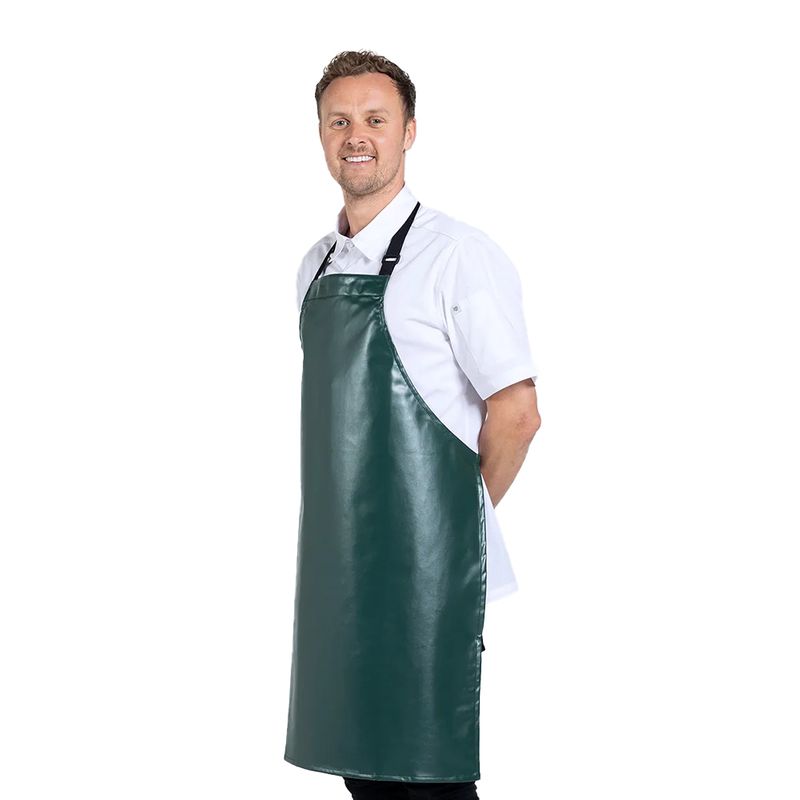 APRON BIB WATERPROOF 68 X 82CM BOTTLE GN, ZOE