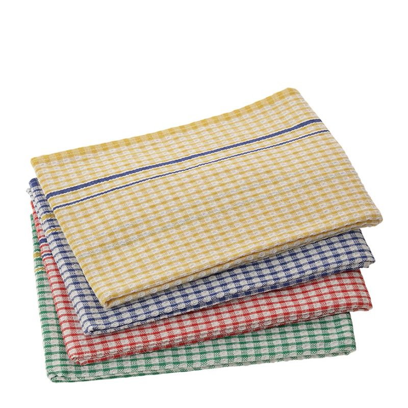 TEATOWEL CHECK MIXED PACK, KH MEGACHEF