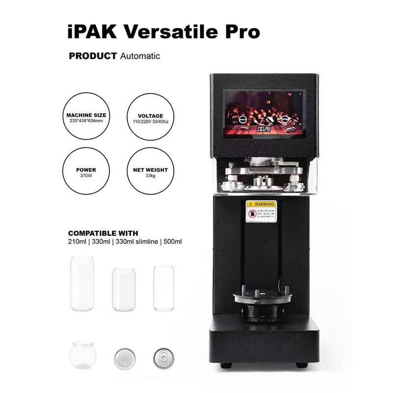 CANNING MACHINE AUTO, IPAK VERSATILE PRO