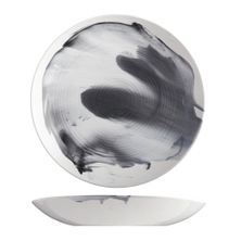 BOWL COUPE BLACK SMOKE 30X4CM, POTTR ASPEN