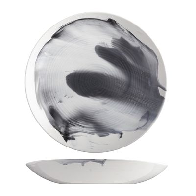 BOWL COUPE BLACK SMOKE 30X4CM, POTTR ASPEN