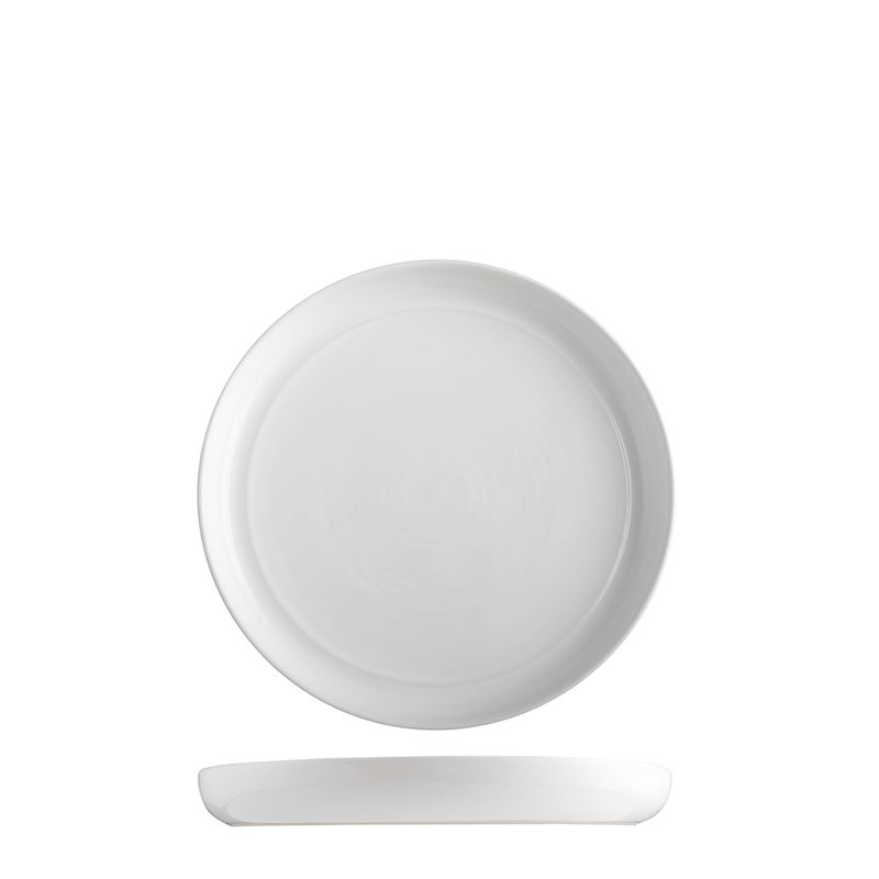 PLATE WHITE STACKABLE 17X2.5CM, POTTR BUTLER
