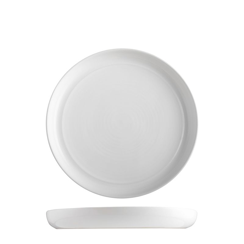 PLATE WHITE STACKABLE 23X2.5CM, POTTR BUTLER